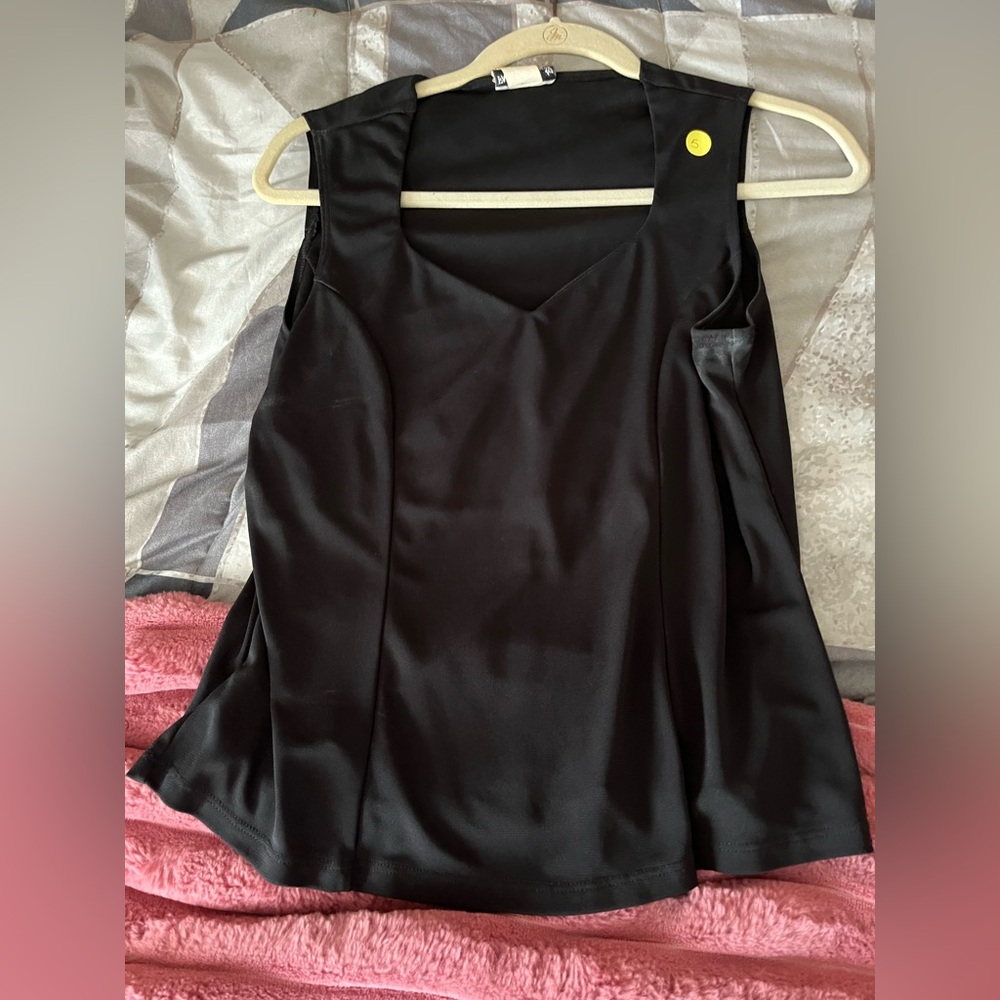 Black Sleeveless Top